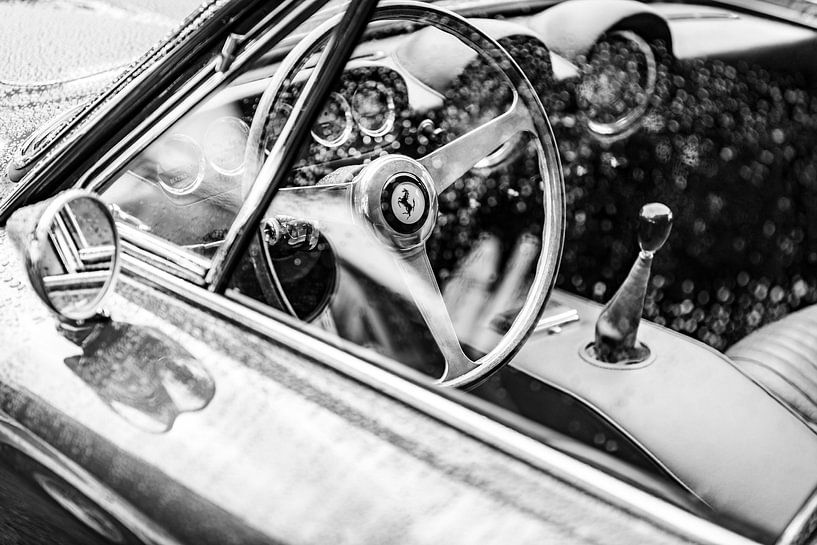 Ferrari 250 GT Berlinetta Lusso klassieke Italiaanse GT auto dashboard van Sjoerd van der Wal Fotografie