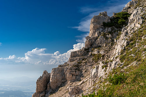 Hochobir - Vue sur les rochers