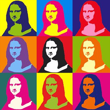 Mona Lisa Pop Art by Didden Art
