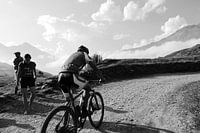 Lac du Mont Cenis - mountain biker