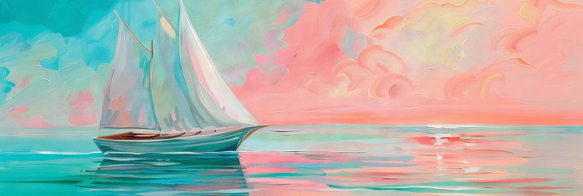 Sailboat by Poster Art Shop