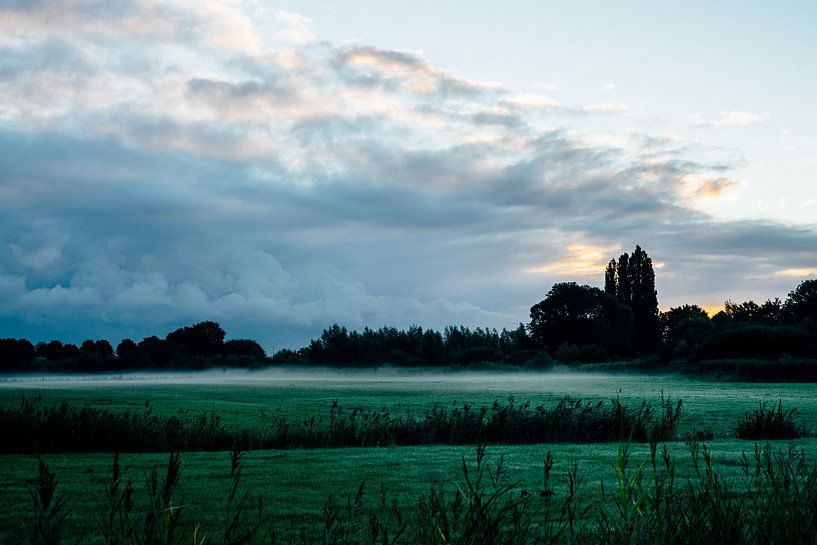 Vue de la campagne autour de Naarden au lever du soleil par Suzanne Spijkers