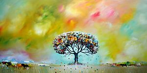 Tree of Life van Gena Theheartofart