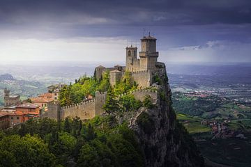 San Marino, Guaita-Turm auf dem Berg Titano von Stefano Orazzini