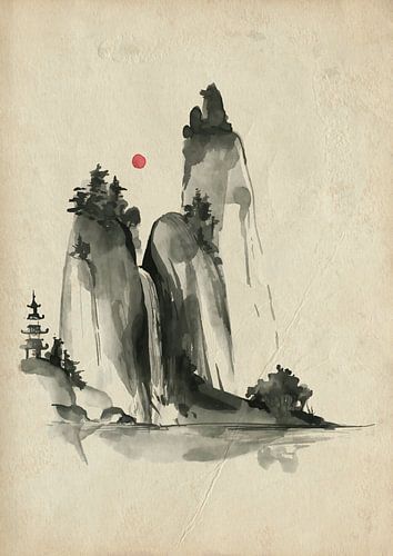 Kloster in den Bergen