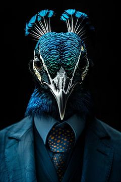 Wild Suits - Paon Bleu by Philippe HUGONNARD