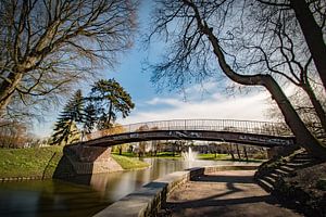 fontein in het Anton van Duinkerkepark, Bergen op Zoom van Lars Mol