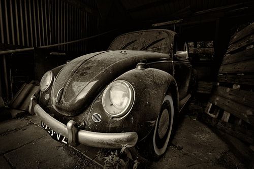 Alte staubiger Volkswagen