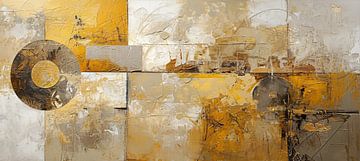 Abstract Goud van ARTEO Schilderijen