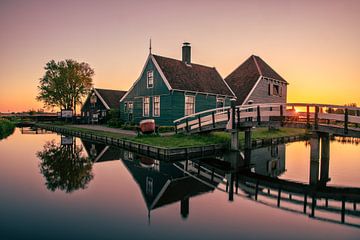Zonsopgang in Nederland van Achim Thomae Photography