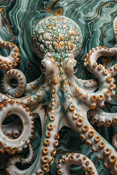 Squid meets marble by Steffen Gierok