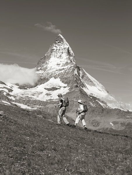 Randonneurs Riffelberg avec Matterhorn par Menno Boermans