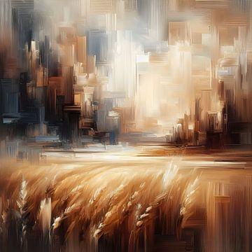 abstracte korenvelden van FoXo Art