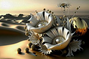Dalian Blumen in einer Landschaft