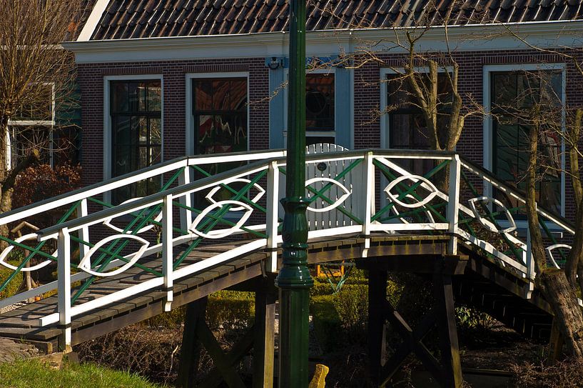 Brücke auf der Zaanse Schans von Agnes Meijer