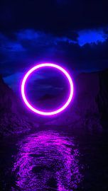 rose scintillant dans un beau paysage (rendu 3d) sur Rainer Zapka