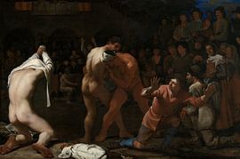 Roman Wrestling, Michael Sweerts