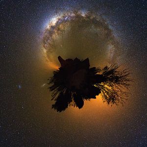 Planeet Isalo met de Melkweg