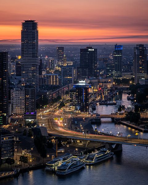 Rotterdam City Skyline 3 by Nuance Beeld