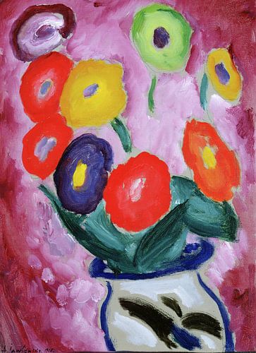 Alexej von Jawlensky,Floral Stilleven, 1915