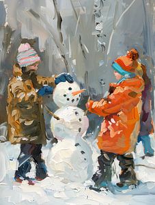 Kinder im Winter