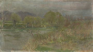 Landschap met een moeras, Karol Miloslav Lehotský