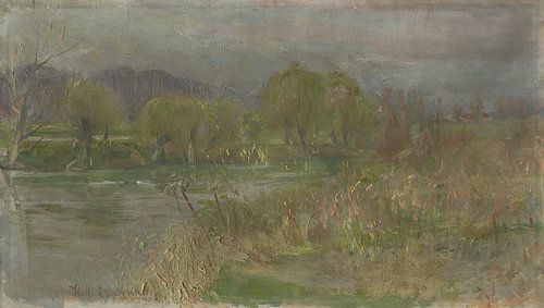 Landschap met een moeras, Karol Miloslav Lehotský