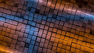 Abstract colored cube background von Jonas Weinitschke