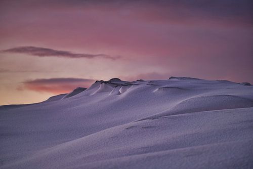 Licht na een sneeuwstorm
