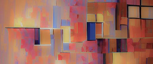 Abstract mondriaan