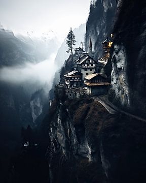 Avontuur in de Alpen van fernlichtsicht