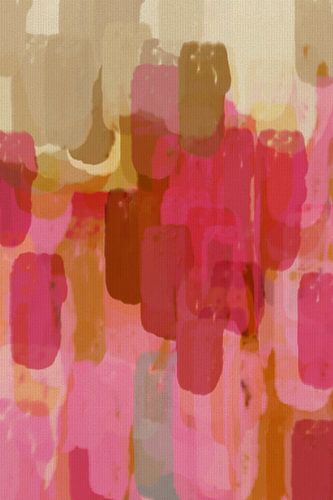 Roze zonsondergang mijmering