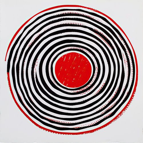 Œuvre d'art minimaliste abstraite