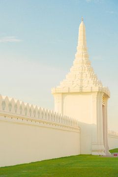 Gouden ochtendlicht bij het Grand Palace in Bangkok - Thailand's architectuur in perfectie van NZME Photography