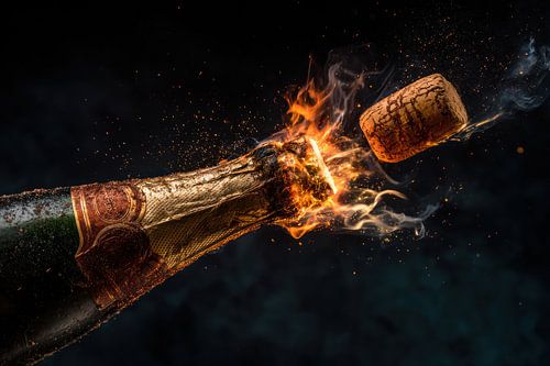 Celebration in flames