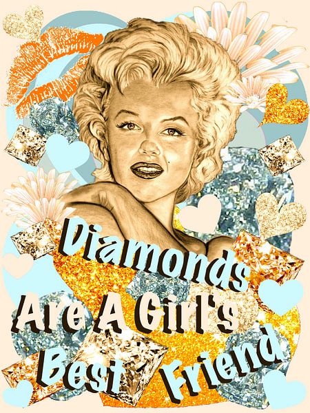 Diamonds Are A Girl's Best Friend von GittaGsArt