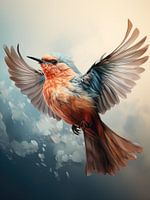 In flight