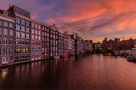 Zonsondergang in Amsterdam van Costas Ganasos thumbnail