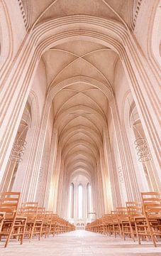 Interior of Grundtvig Church in Copenhagen, Denmark 8/9 by Adelheid Smitt