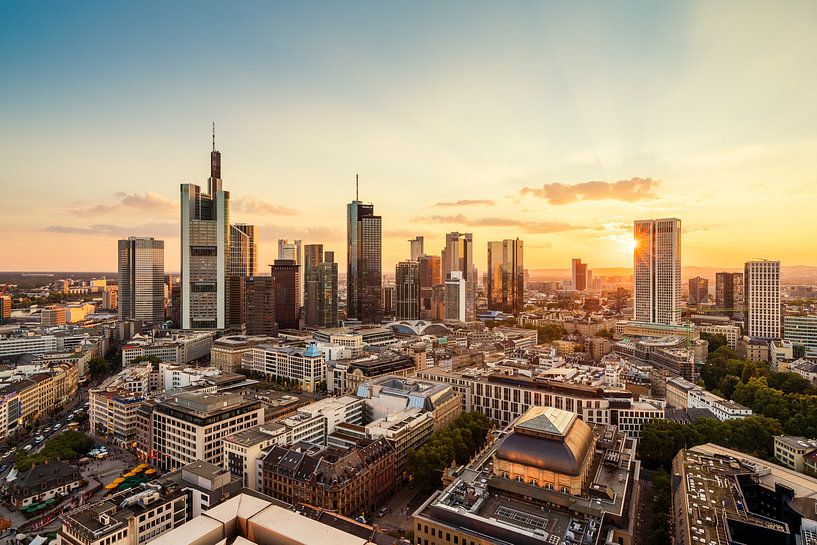 Frankfurt Skyline von davis davis