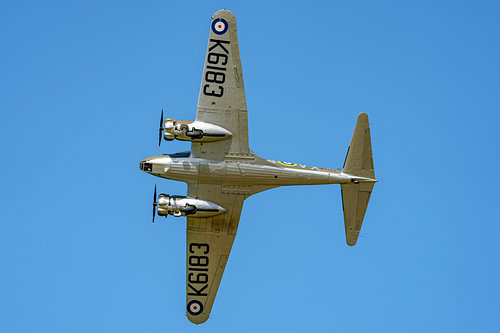 Avro Anson bommenwerper.
