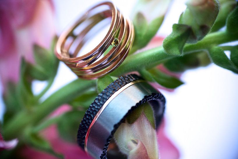 Anneaux de mariage en bouquet par Ties van Veelen