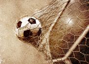 Voetbal speler sport kunst #football #soccer van JBJart Justyna Jaszke thumbnail