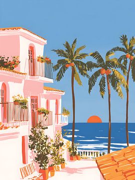 Costa Blanca Balcony by the Sea by Gypsy Galleria