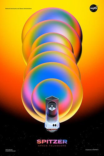 Spitzer Space Telescope Poster