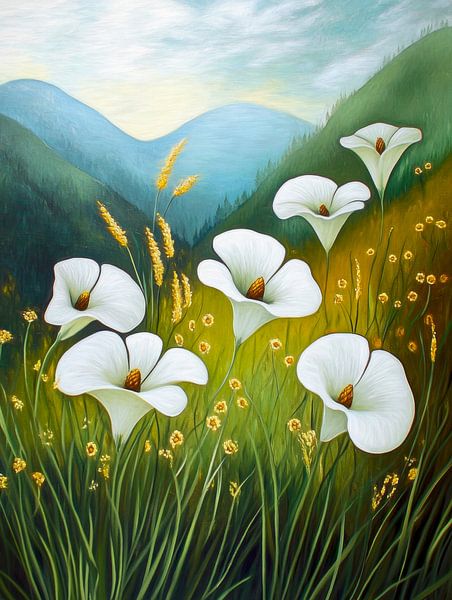 Bergwildblumen von Jutta Maria Pusl