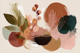 Botanical Abstract in Watercolor no. 3 by Studio BB