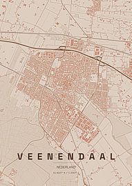 Stadtplan von Veenendaal von Stef van Campen