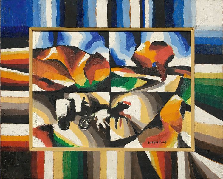 Arthur Segal - Ziehendes Pferd (1918) von Peter Balan