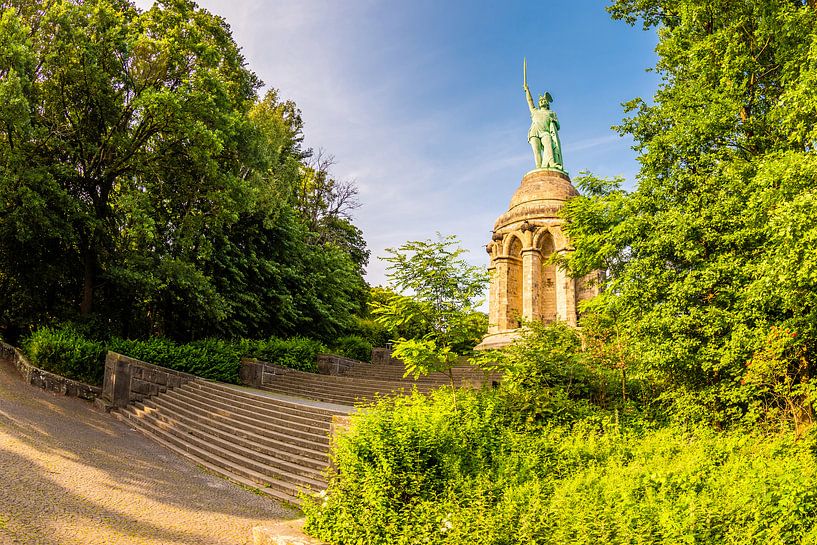 Het Hermann-monument bij Detmold van Günter Albers